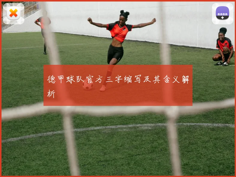 德甲球队官方三字缩写及其含义解析